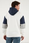 Pamuklu Relaxed Fit Kapüşonlu İçi Tüylü Yumuşak Şardonlu 2' li Paket Erkek Sweat 5905299S2 Ekru-Haki