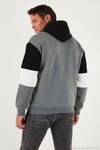 Pamuklu Relaxed Fit Kapüşonlu İçi Tüylü Yumuşak Şardonlu Erkek Sweat 5905299 AÇIK HAKİ