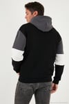Pamuklu Relaxed Fit Kapüşonlu İçi Tüylü Yumuşak Şardonlu Erkek Sweat 5905299 SİYAH