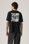 Pamuklu Relaxed Fit Logolu Bisiklet Yaka Erkek T Shirt A9440-0018 SİYAH