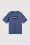 Pamuklu Relaxed Fit Logolu Bisiklet Yaka Erkek T Shirt 000RY-0007 MAVİ