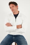 Pamuklu Relaxed Fit Yarım Fermuarlı Dik Yaka Erkek Sweat 5901232 EKRU