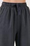 Pamuklu Relaxed Fit Yüksek Bel Bol Paça Kadın Pantolon 668YP5118 ANTRASİT