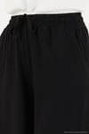 Pamuklu Relaxed Fit Yüksek Bel Geniş Paça Kadın Pantolon 668YP5559 SİYAH
