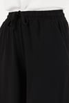 Pamuklu Relaxed Fit Yüksek Bel Geniş Paça Kadın Pantolon 668YP5559 SİYAH