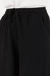 Pamuklu Relaxed Fit Yüksek Bel Geniş Paça Kadın Pantolon 668YP5559 SİYAH