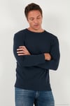 Pamuklu Slim Fit Bisiklet Yaka Basic Erkek Sweat 59050741 İNDİGO