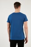 Pamuklu Slim Fit Bisiklet Yaka Erkek T Shirt 541CALIFORNIA24 PARLIAMENT