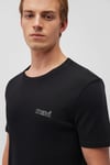 Pamuklu Slim Fit Bisiklet Yaka Erkek T Shirt 0610360-900 SİYAH
