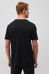 Pamuklu Slim Fit Bisiklet Yaka Erkek T Shirt 0610360-900 SİYAH