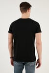 Pamuklu Slim Fit Bisiklet Yaka Erkek T Shirt 541BALANCE SİYAH