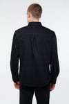 Pamuklu Slim Fit Denim Erkek Gömlek 0210496-82410 SİYAH