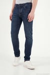 Pamuklu Slim Fit Düşük Bel Jeans Erkek Kot Pantolon 1115C84NAPOLI LACİVERT