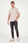 Pamuklu Slim Fit Düşük Bel Jeans Erkek Kot Pantolon 1135C87NAPOLI SİYAH
