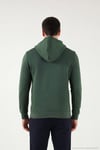 Pamuklu Slim Fit Kanguru Cepli Fermuar Detaylı Kapüşon Yaka Erkek Sweat 575707 NEFTİ