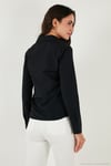 Pamuklu Slim Fit Klasik Yaka Kadın Gömlek 6777423 SİYAH