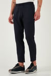 Pamuklu Slim Fit Lastikli Bel Boru Paça Erkek Pantolon 5545S87JMILANO KOYU LACİVERT