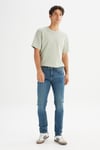 Pamuklu Slim Fit Normal Bel Dar Paça Denim Jeans Erkek Kot Pantolon L7190006 2XT AÇIK MAVİ