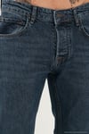 Pamuklu Slim Fit Normal Bel Dar Paça Jeans Erkek Kot Pantolon 1124C04NAPOLI LACİVERT