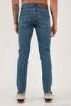 Pamuklu Slim Fit Normal Bel Dar Paça Jeans Erkek Kot Pantolon 1124C041NAPOLI MAVİ