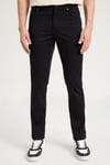 Pamuklu Slim Fit Normal Bel Erkek Pantolon W12SEA 001 SİYAH