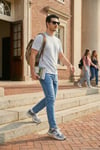 Pamuklu Slim Fit Normal Bel Jeans Erkek Kot Pantolon 3300C511TOKYO AÇIK MAVİ