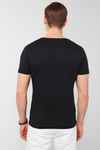 Pamuklu Slim Fit V Yaka Basic Erkek T Shirt 5412001 SİYAH