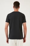 Pamuklu Slim Fit V Yaka Basic Erkek T Shirt 5412001 KOYU GRİ