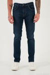 Pamuklu Slim Fit Yüksek Bel Dar Paça Jeans Erkek Kot Pantolon 3300C28TOKYO LACİVERT