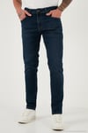 Pamuklu Slim Fit Yüksek Bel Dar Paça Jeans Erkek Kot Pantolon 3300C28TOKYO LACİVERT