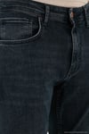 Pamuklu Slim Fit Yüksek Bel Dar Paça Jeans Erkek Kot Pantolon 3300C45TOKYO MAVİ