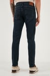 Pamuklu Slim Fit Yüksek Bel Dar Paça Jeans Erkek Kot Pantolon 3300C45TOKYO MAVİ