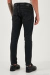 Pamuklu Slim Fit Yüksek Bel Dar Paça Jeans Erkek Kot Pantolon 3300C30TOKYO SİYAH