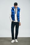 Pamuklu Slim Straight Fit Normal Bel Düz Paça Jeans Erkek Kot Pantolon 112200244 MAVİ
