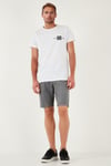 Pamuklu Slim Tapered Bermuda Erkek Şort 4503S67SMILANO GRİ