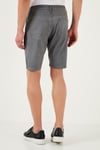 Pamuklu Slim Tapered Bermuda Erkek Şort 4503S67SMILANO GRİ