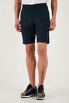 Pamuklu Slim Tapered Bermuda Erkek Şort 4503S67SMILANO İNDİGO