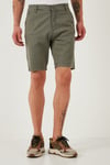 Pamuklu Slim Tapered Bermuda Erkek Şort 4503S67SMILANO AÇIK HAKİ