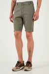 Pamuklu Slim Tapered Bermuda Erkek Şort 4503S67SMILANO AÇIK HAKİ