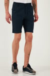 Pamuklu Slim Tapered Bermuda Erkek Şort 4503S67SMILANO İNDİGO