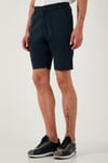 Pamuklu Slim Tapered Bermuda Erkek Şort 4503S67SMILANO İNDİGO
