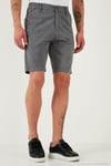 Pamuklu Slim Tapered Bermuda Erkek Şort 4503S67SMILANO GRİ