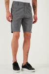 Pamuklu Slim Tapered Bermuda Erkek Şort 4503S67SMILANO GRİ
