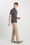 Pamuklu Straight Fit Normal Bel Düz Paça Erkek Pantolon W1218646344 KREM