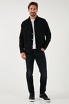 Pamuklu Tek Cepli Regular Fit Erkek Gömlek CF25W129140 SİYAH