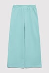 Pamuklu Wide Leg Fit Geniş Paça Logolu Kız Çocuk Eşofman Altı 7010038-71748 MİNT
