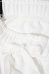 Pamuklu Wide Leg Fit Geniş Paça Şeritli Kız Çocuk Eşofman Altı 7010021-70057 BEYAZ