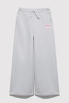 Pamuklu Wide Leg Normal Bel Geniş Paça Kız Çocuk Eşofman Altı 7010038-70075 AÇIK GRİ