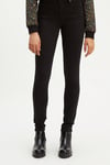 Pamuklu Yüksek Bel Dar Paça Skinny Fit 721 Jeans Kadın Kot Pantolon 18882-0024 SİYAH