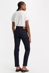 Pamuklu Yüksek Bel Düz Paça Straight Fit 724 Jeans Kadın Kot Pantolon 18883-0227 LACİVERT